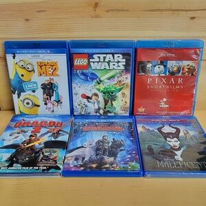 Kids blu ray bundle Disney & star wars